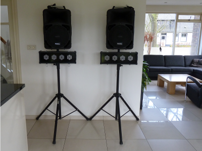 speakerset met lichtorgel